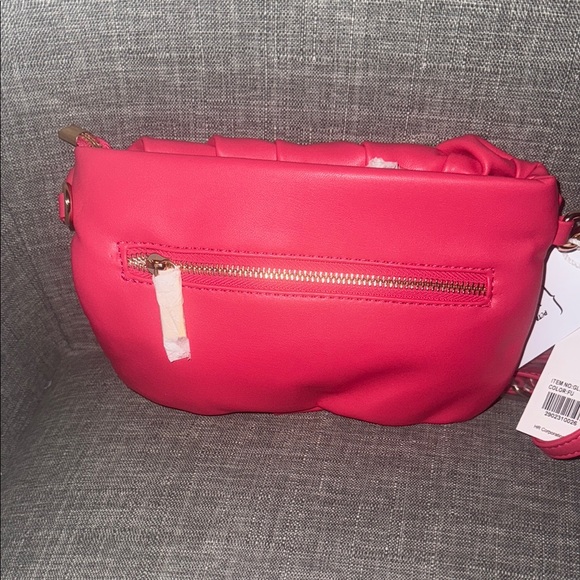 Ecostitch Vegan Leather Magenta Wristlet/Clutch Bag - Picture 4 of 5